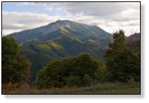 Panorama Varfului lui Stan, muntii Mehedinti